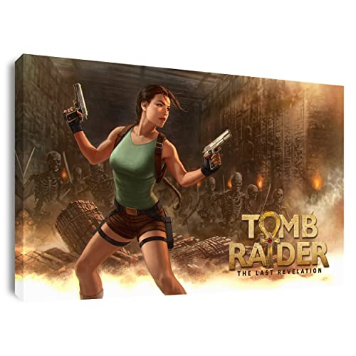 Leinwandbild Tomb Raider, Action Videospiel, Klein bis XXL, Inneneinrichtung - Wohnzimmer - Wohnung, Dekoration von Artis Prints