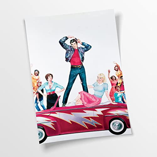 Poster Grease | John Travolta - Musical - Hollywood, Alter - Film - Movie, USA - Lovestory, Deko - Inneneinrichtung, Klein bis XXL von Artis Prints