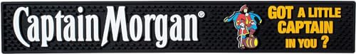 Artisan Owl Captain Morgan Spiced Rum Got A Little Captain in You? Long Bar Mat Spill Mat Rail Drip Mat von Artisan Owl