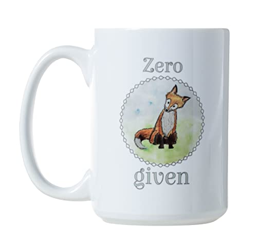 Zero Fox Given 15 oz Large Funny Mug by Artisan Owl von Artisan Owl