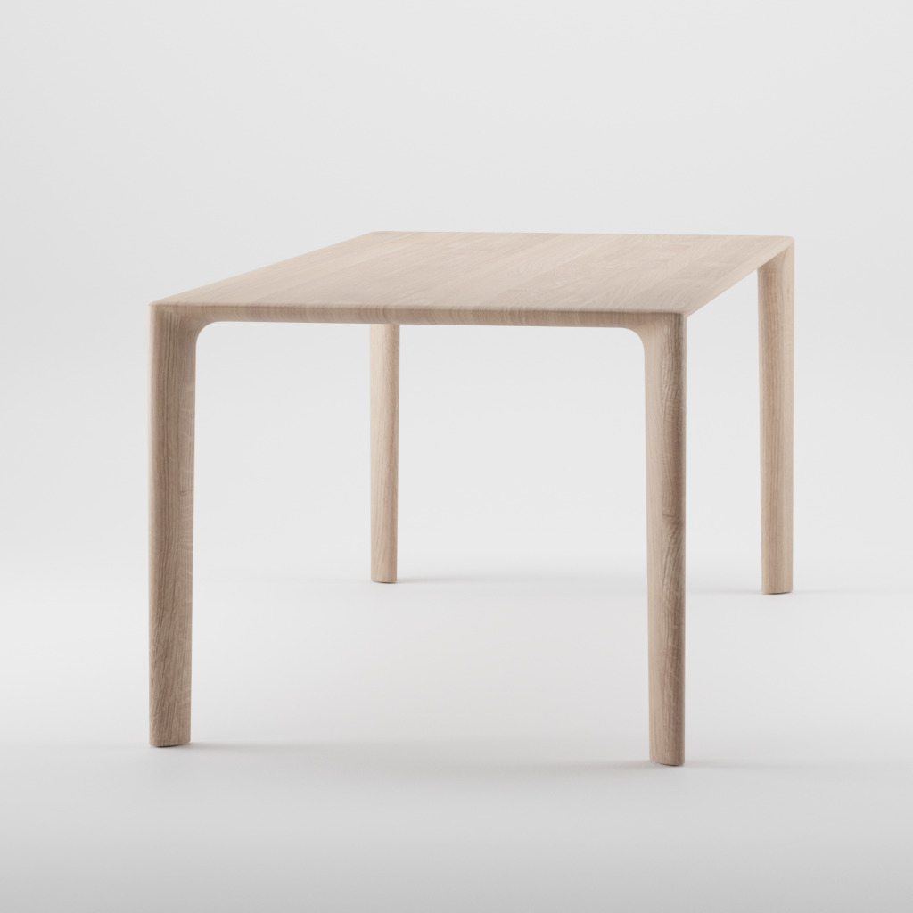 Artisan - Mela Table - moderner Designer Esstisch aus massivem Holz von Artisan