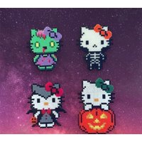 Halloween Kitty Magnete von ArtisanApostate