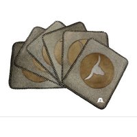 Kuhfell Tischsets - Longhron Design 17 "x14" Single Oder Im Set Von 2, 4 6 Dinning von ArtisanCowhides