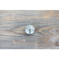 60Er Jahre Möbelknauf - Baum Des Lebens Küchenschrankknauf von ArtisanCraftSupply