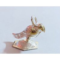 925 Silber Hindu-Religionsstatue Papageienvogel - Chandi Ki Chidiya Idol 5 Gramm Für Einweihungsparty in Indien Grah Pravesh Kostenloser Versand von ArtisanCraftedJewelz
