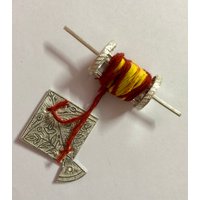 925 Sterling Silber Handmade Lord Krishna Laddu Gopal Spielzeug Kite Charkhi Patang Firni Religiöse Pooja, Gottes Anbetung Zeremonien Frei Schiff von ArtisanCraftedJewelz