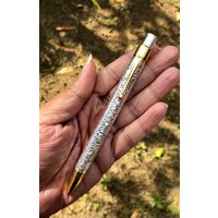 925 Sterling Silber Handmade Devi Saraswati Schreibstift 5 "+ Religiöse Pooja, Gottes Anbetung Zeremonien, Basant Panchmi Puja Frei Schiff von ArtisanCraftedJewelz
