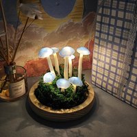 Blaue Pilzlampe/Waldblauer Pilz Pilzdekor Retro-Pilznachtlicht Handgemachtes Geschenk Muttertagsgeschenk Blaue Pilzlampe/Waldblauer Pilz Pilzdekor Retro-Pilznachtlicht Handgemachtes Geschenk Muttertagsgeschenk von ArtisanGlow