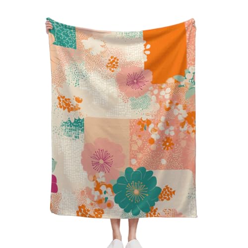 Artisanal Habitat Ultrasofte Mikrofaser-Decke, 30x40in, kleine Blumen und geometrische Muster, leicht und kuschelig für Sofa und Schlafzimmer, Jahrestage und Feiertage Artisanal Habitat Ultrasofte Mikrofaser-Decke, 30x40in, kleine Blumen und geometrische Muster, leicht und kuschelig für Sofa und Schlafzimmer, Jahrestage und Feiertage von Artisanal Habitat