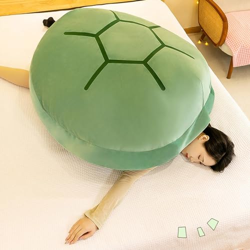 Artisanal Habitat Wearable Schildkröte Shell Plüsch Kissen, Weiches und Gemütliches, Einzigartiges Form Tragbares Kissen, Cosplay Kostüm Home Decors Geschenke (80cm) von Artisanal Habitat