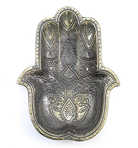'Tablett "Hand der Fatima in Bronze. Schälchen, Ablage, Déco de Tisch... von Artisanal