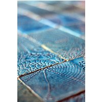 10 Stück Handgemachte Aquamarinplättchen Mit Zufälligen Mustern von Artisanknobs