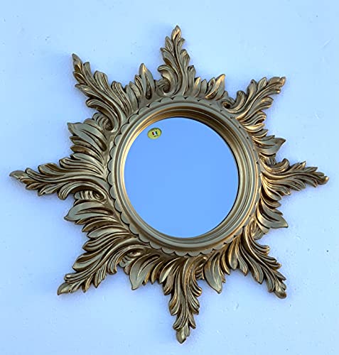 Wandspiegel Sonne Antik Gold Sonnenspiegel 50cm Barock Badspiegel Flurspiegel Sun Mirror C495 von artissimo