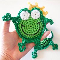 Gehäkelter Frosch-Geschirrwäscher - Set Von 2 Bis 10 Nylonnetz Und Baumwolltopfwäscher von ArtistBeeBee
