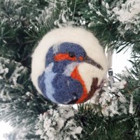 Weihnachtskugel, Weihnachtsbaumkugel Mit Vogel, Christbaumkugel, Weihnachtskranz Weihnachtskugel, Weihnachtsbaumkugel Mit Vogel, Christbaumkugel, Weihnachtskranz von ArtistaArts