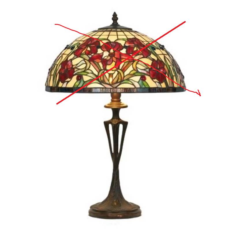Artistar Tischlampe Eline Im Tiffany Stil Leselampe Leuchte Siehe Text/Foto B-Ware von Artistar