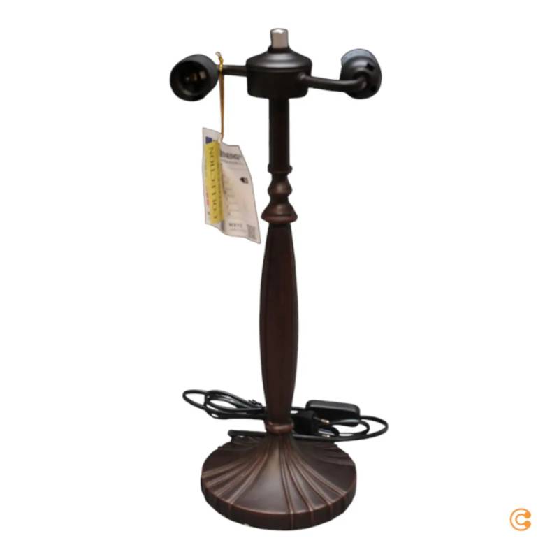 B-Ware Artistar Lampenfuß Tischleuchte Nero Athina Sockel 2x E27 50cm Braun Ersatzfuß B-Ware Artistar Lampenfuß Tischleuchte Nero Athina Sockel 2x E27 50cm Braun Ersatzfuß von Artistar