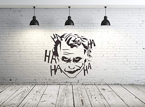 Joker Wiederverwendbare Schablone, große Größen, Wanddekoration, moderner Heldenschurken, Film/Joker2 (Mylar, wiederverwendbare Schablone, A4-Größe – 210 x 297 mm, 21,1 x 29,7 cm) von Artistic Sponge