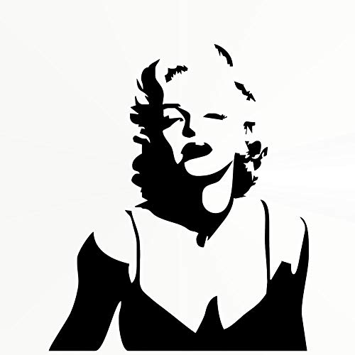 Marilyn Monroe wiederverwendbare Schablone, große Größen, Wanddekoration, moderner Stil/Monroe (Mylar-Schablone, A5-Größe – 148 x 210 mm, 14,7 x 21,1 cm) von Artistic Sponge