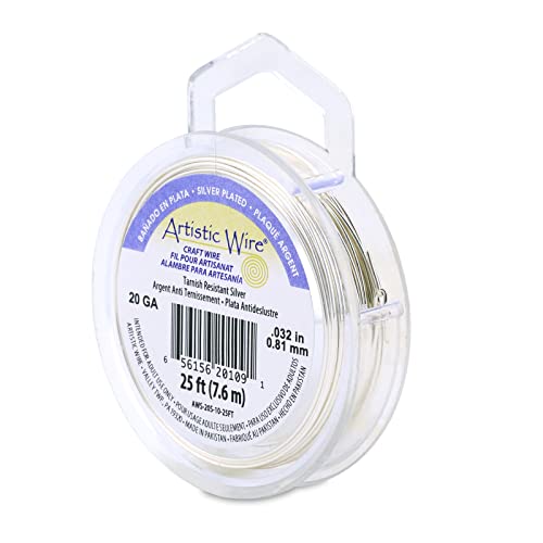 Beadalon AWS-20S-10-25FT Basteldraht, Silberfarben, 1 Pack Beadalon AWS-20S-10-25FT Basteldraht, Silberfarben, 1 Pack von Artistic Wire