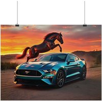 Rolled Posters, Ford Mustang Horse in Desert Wall Art Print, Car Enthusiast Gift, Home Decor, Man Cave Poster, Garage Lover Rolled Posters, Ford Mustang Horse in Desert Wall Art Print, Car Enthusiast Gift, Home Decor, Man Cave Poster, Garage Lover von ArtisticMindsLab