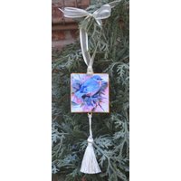 Bluebird Ornament Oder Magnet/Vogel Bluebird Mini Canvas Bluebird Ornament Oder Magnet/Vogel Bluebird Mini Canvas von ArtistsHoliday