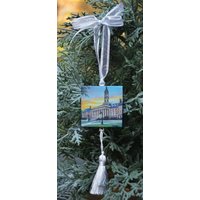 Old Main Universität Ornament Oder Magnet/state College Pennsylvania Old Main Mini Leinwand Old Main Universität Ornament Oder Magnet/state College Pennsylvania Old Main Mini Leinwand von ArtistsHoliday