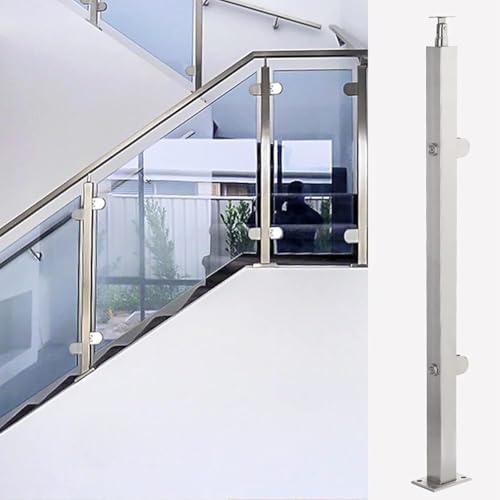 Artiz Drahtgeländer-Set Für Treppen/Terrassen Edelstahl-Seilgeländersystem Selbstmontage Für Treppeneingänge Im Innen- Und Außenbereich (4 Querstreben)(End Post,85cm/33.5") von Artiz