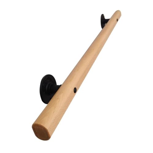 Artiz Holzhandläufe Für Innentreppen Wandmontierte Treppenhandläufe Rutschfestes Treppengeländer Für Den Innenbereich Für Kinder, Senioren, Schwangere Und Menschen Mit Behinderung(80cm/31.5") von Artiz