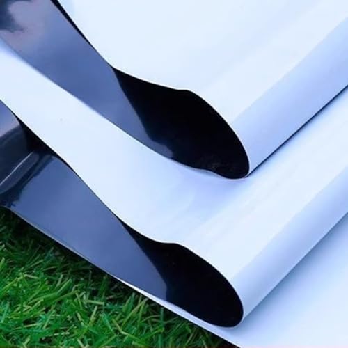 Artiz Schwarz-weiße Panda-Folie, Flexible Teichfolie 0,12 Mm Reine Polyfolie Verdunkelungsplane Für Gewächshäuser, Gewächshäuser Und Heimwerkerprojekte(4x8m) von Artiz