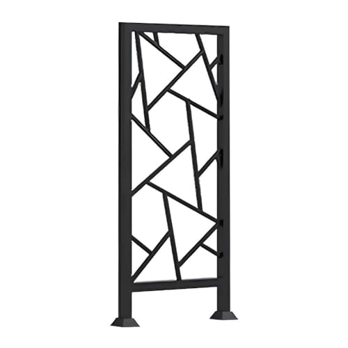 Artiz Treppengeländer-Handlauf Metall-Handlauf-Set Einfach Zu Montierende Geländerspindeln Modernes, Schlichtes Geländer Für Den Innen- Und Außenbereich(Black-Platform,3PCS) von Artiz