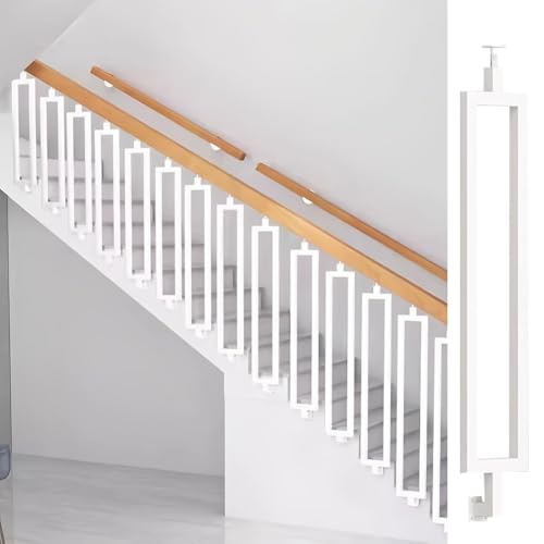 Artiz U-förmige Treppengeländer Mit Verstellbarer Oberer Halterung, Industrielle Geländer Aus Schmiedeeisen Für Treppenhandläufe, Verandageländer Und Außentreppen(Side Mount,85cm(33.5")) von Artiz