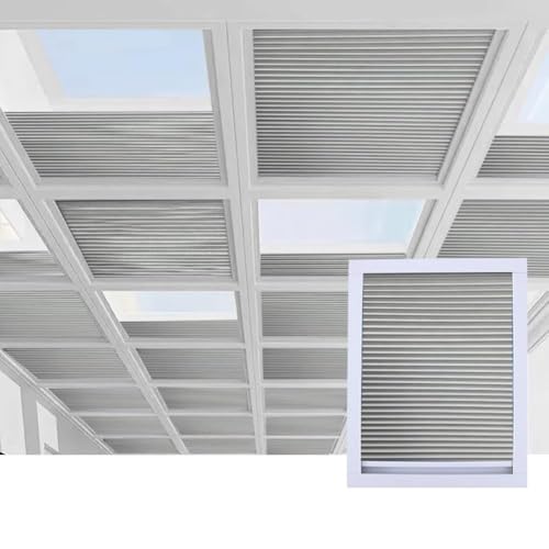 Artiz Verdunkelnde Dachfensterrollos Für Fenster, Schnurlose Wabenrollos Für Die Decke, Wabenrollos Für Das Homeoffice, Wärmeisoliert, UV-Schutz, Lärmreduzierung(125x95cm/49.2x37.4in) von Artiz