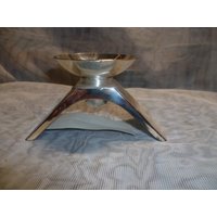 Wmf Ikora Kleiner Tisch Kerzenleuchter Vintage Der 1950 Er Masse H7 cm X L 12 T 5 Gemarkt Vitrinenstück von Artkunst24