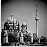 Artland Glasbild "Berlin Unter den Linden", Gebäude, (1 St.) von Artland