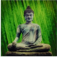 Artland Glasbild "Buddha", Religion, (1 St.) von Artland