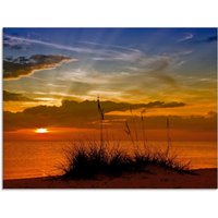 Artland Glasbild "Herrlicher Sonnenuntergang", Sonnenaufgang & -untergang, (1 St.) von Artland