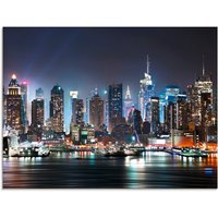 Artland Glasbild "New York City Times Square" Amerika 1 Stk. tlg. in verschiedenen Größen von Artland