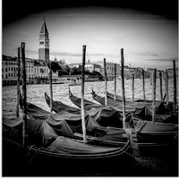 Artland Glasbild "Venedig Canal Grande & Markusturm II", Italien, (1 St.) von Artland