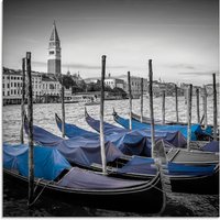 Artland Glasbild "Venedig Canal Grande & Markusturm I", Boote & Schiffe, (1 St.) von Artland
