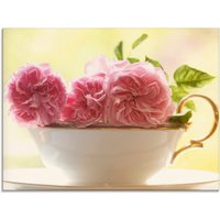 Artland Glasbild "Vintage Rosen", Blumen, (1 St.) von Artland