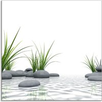 Artland Küchenrückwand "3 D Steine" Alu Spritzschutz mit Klebeband, einfache Montage von Artland