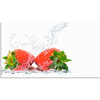 Artland Küchenrückwand "Erdbeeren mit Spritzwasser", (1 tlg.) von Artland
