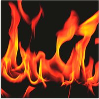 Artland Küchenrückwand "Feuer 2 - Flammen", (1 tlg.), Alu Spritzschutz mit Klebeband, einfache Montage von Artland