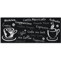 Artland Küchenrückwand "Kaffee. Designelemente auf einer Tafel", (1 tlg.) von Artland