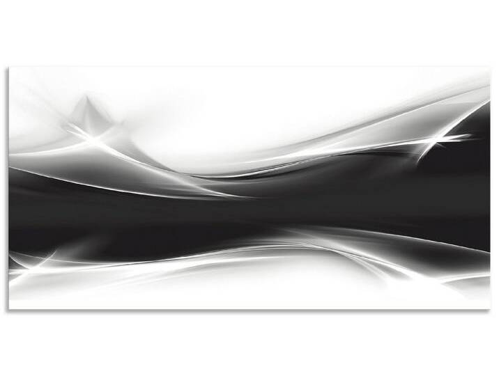 Artland Küchenrückwand Kreatives Element, (1-tlg), Alu Spritzschutz mit Klebeband, einfache Montage, schwarz von Artland