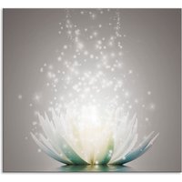Artland Küchenrückwand "Magie der Lotus-Blume", (1 tlg.), Alu Spritzschutz mit Klebeband, einfache Montage von Artland