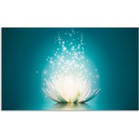 Artland Küchenrückwand "Magie der Lotus-Blume", (1 tlg.), Alu Spritzschutz mit Klebeband, einfache Montage von Artland