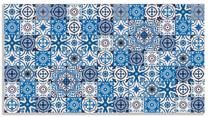 Artland Küchenrückwand Orientalische Fliesen, (1-tlg), Alu Spritzschutz mit Klebeband, einfache Montage von Artland