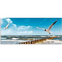 Artland Küchenrückwand "Ostsee", (1 tlg.), Alu Spritzschutz mit Klebeband, einfache Montage von Artland
